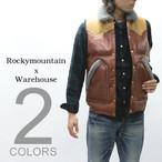 Rockymountain~Warehouse /bL[}EexEGAnEX  All Leather Christy Down Vest /I[U[NXeB_ExXg  2062RM