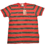 LEVIfS VINTAGE CLOTHING([oCXBe[WN[WO) VINTAGE 1960 STRIPED T-SHIRT(XgCvsVc) CRANBERRY