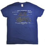 TAILGATE(e[Q[g) VINTAGE PRINT T SHIRTS(re[Wvg TVc) MILLER BEER NAVY